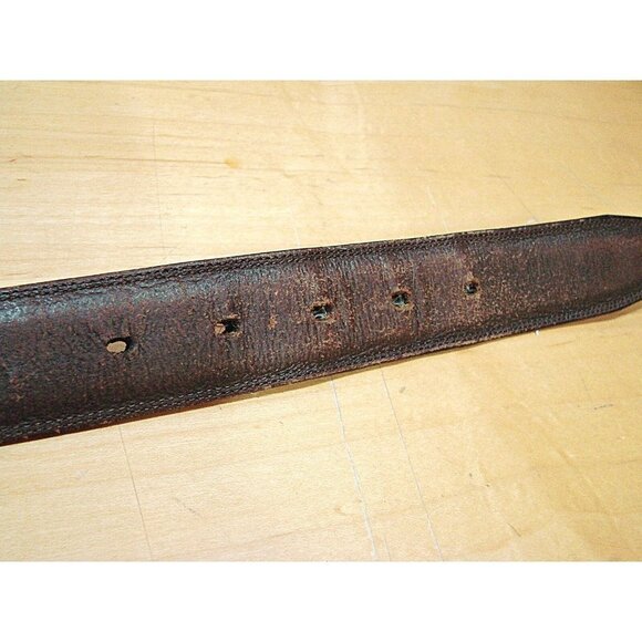 Roundtree & Yorke Mens Belt Full Grain Cowhide Leather Belt Brown Size 38/95 - Picture 8 of 12